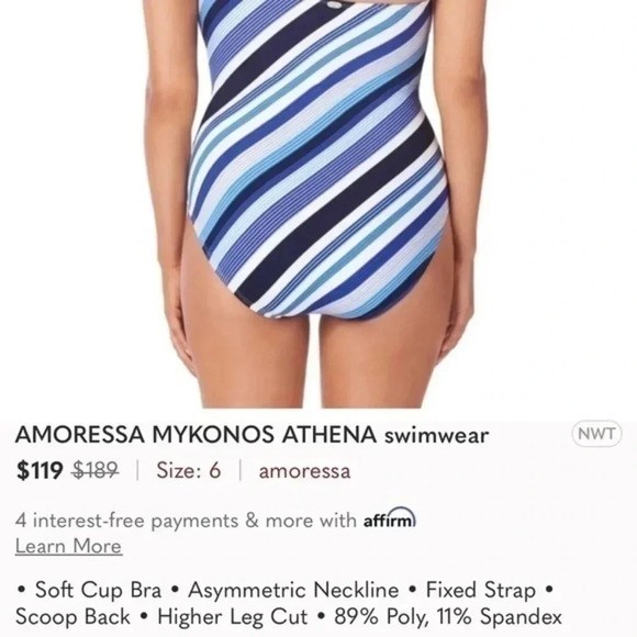 AMORESSA MYKONOS ATHENA swimwear
$119 - Picture 3 of 8